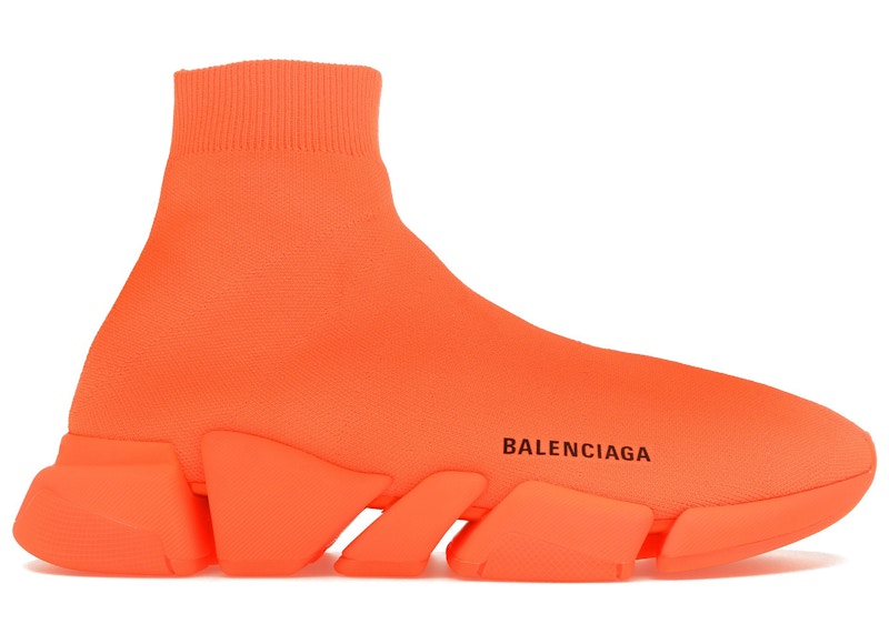 Balenciaga Speed 2.0 Neon Orange Men s 617239W2DBH7521 US