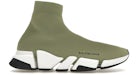 Balenciaga Speed 2.0 Recycelter Strick Grün