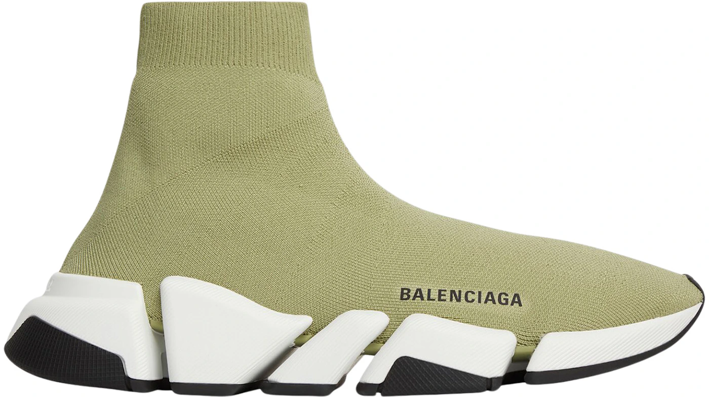 Balenciaga Speed 2.0 Recycled Knit Green (Women's) - 617196W2DB23491 - US