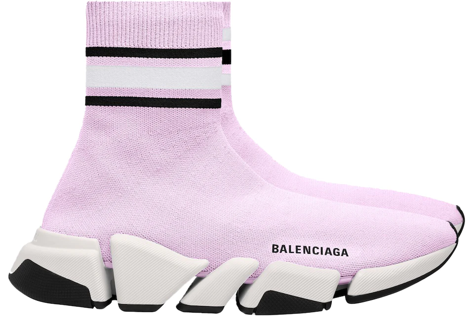 Balenciaga Speed 2.0 Stripped Pink (W)