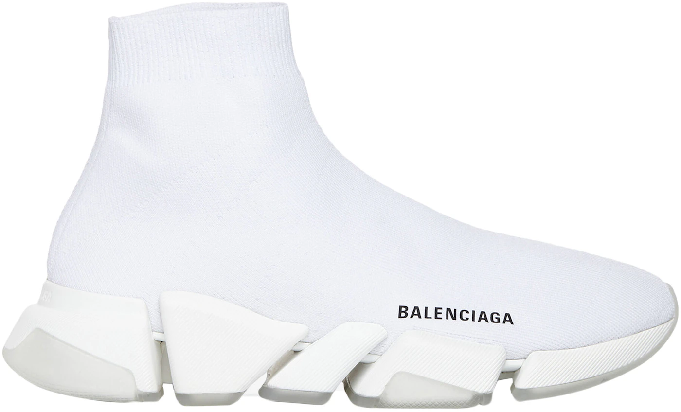 Venture Smøre Forventning Balenciaga Speed 2.0 White (Women's) - 654045W2DI29091 - US