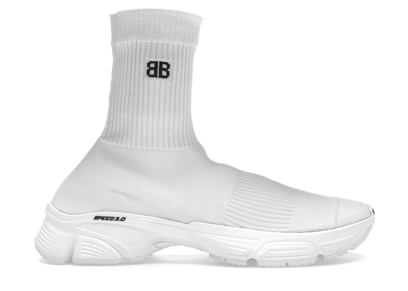 Pre-owned Balenciaga Speed 3.0 (women's) Sneakers In White