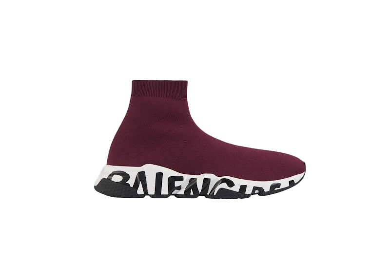 balenciaga socks purple