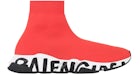 Balenciaga Speed Graffiti Rot Weiß