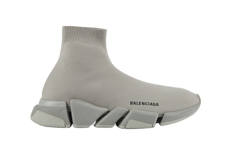 Balenciaga speed hot sale trainers grey