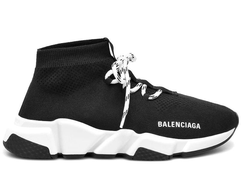 Balenciaga speed trainer black 2024 laces