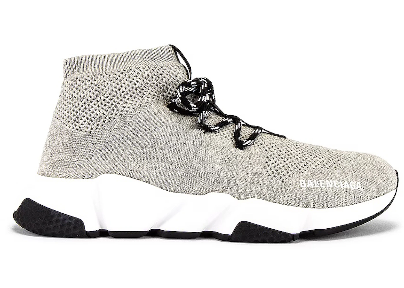Balenciaga Speed Lace Up Grey White Black (Women's
