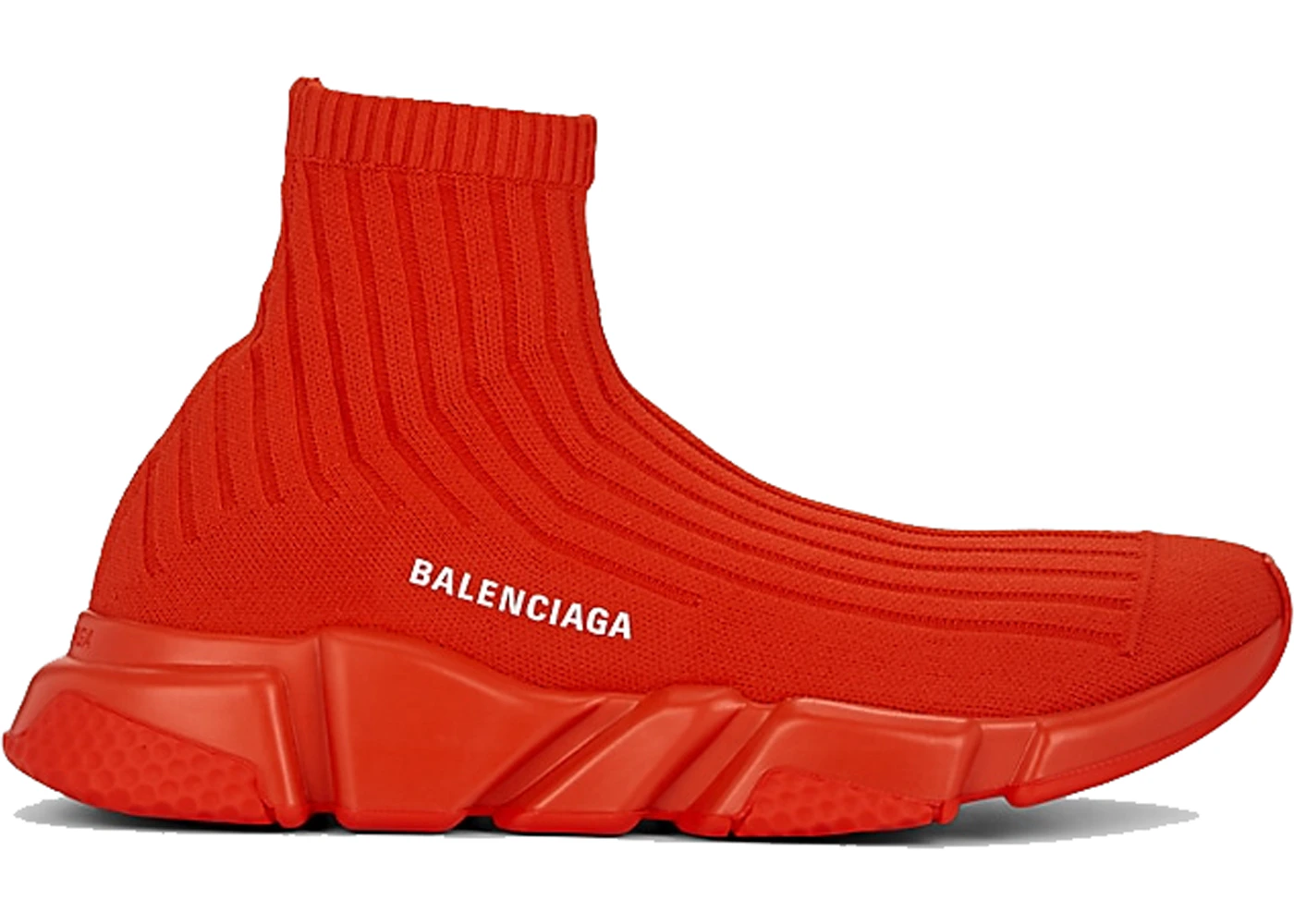 Red balenciaga high tops on sale