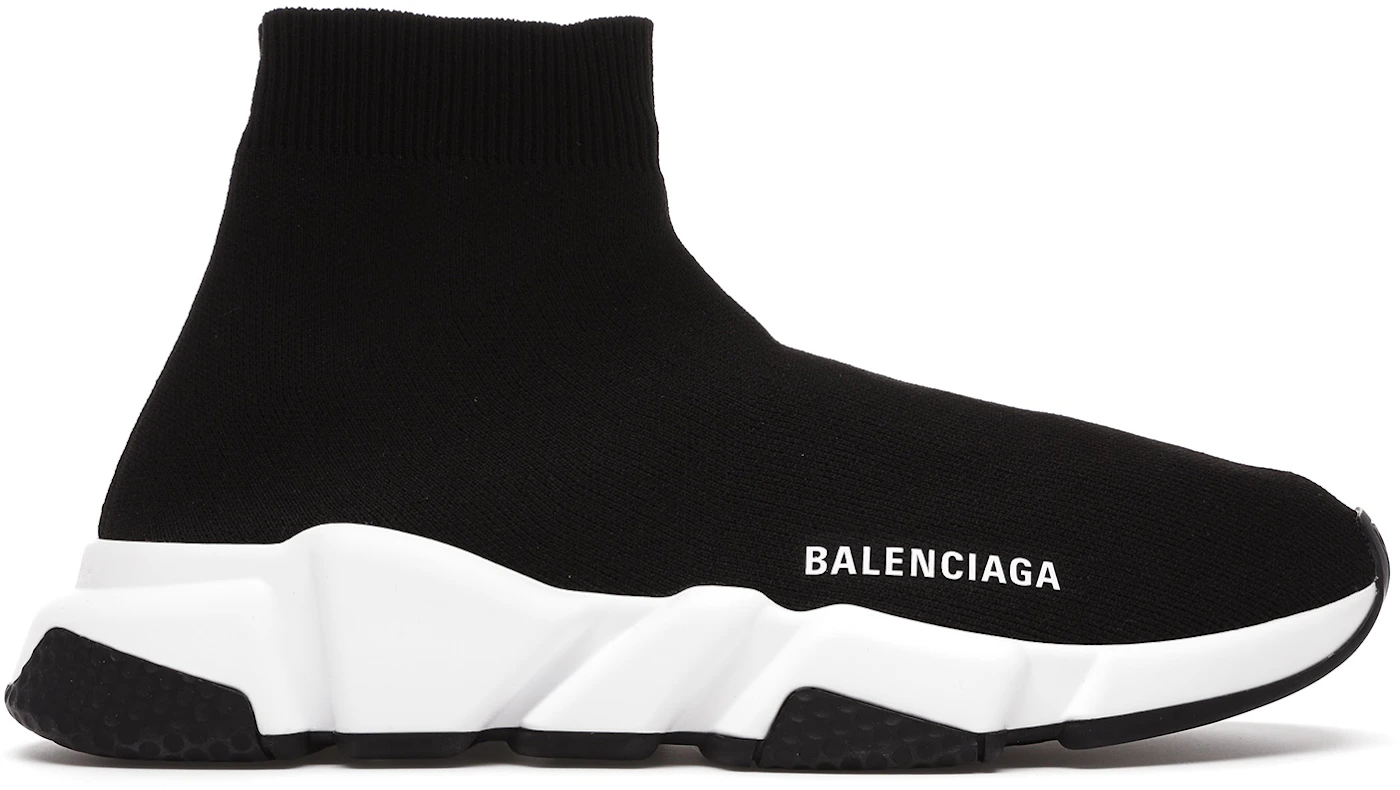Balenciaga Speed Sneaker Black White Sole (Women's) - 587280W05G91000 - US