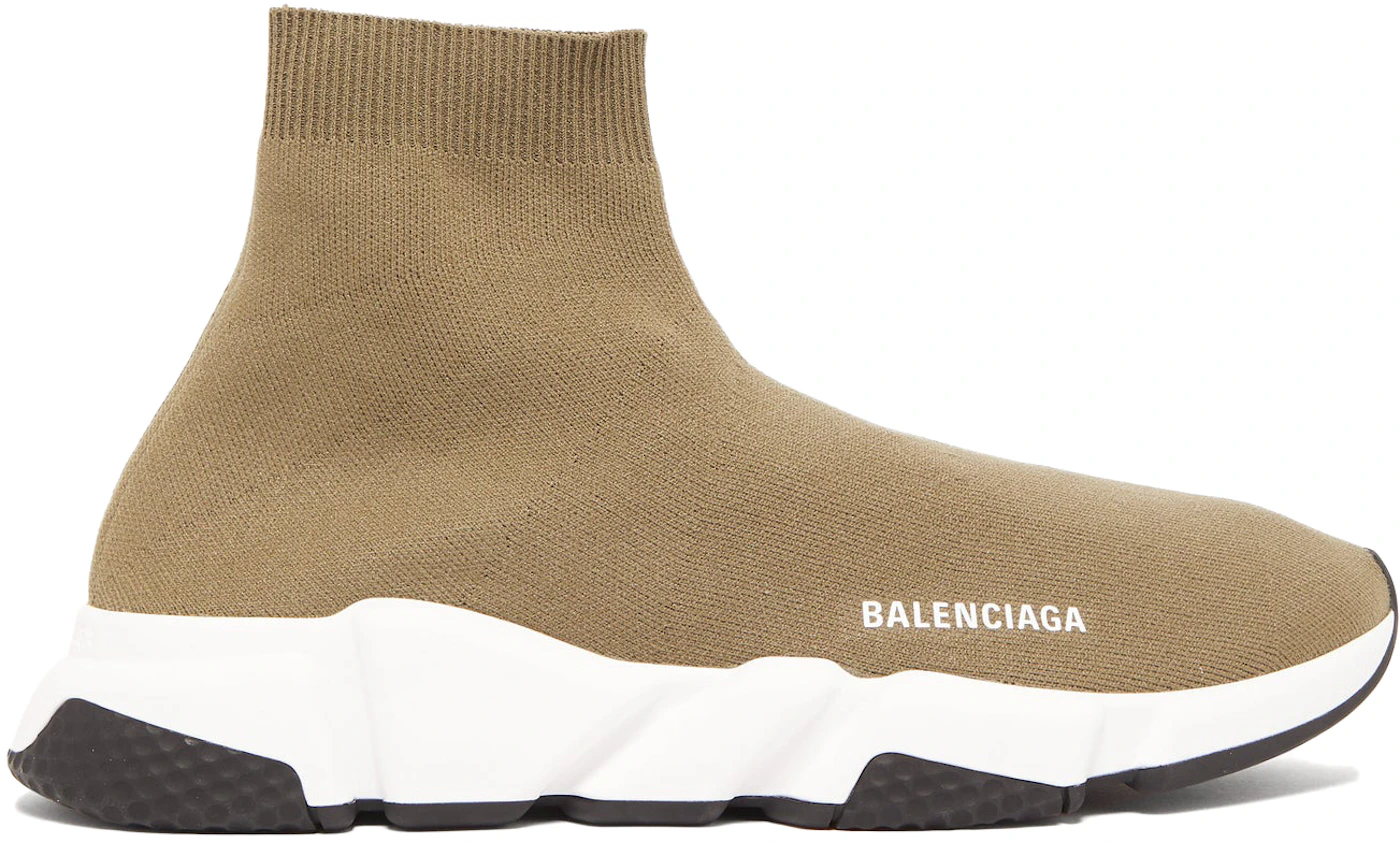 Balenciaga Speed Sneaker Khaki Beige Men's - Sneakers - US