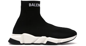 Balenciaga Speed Sock Slip-On Black White