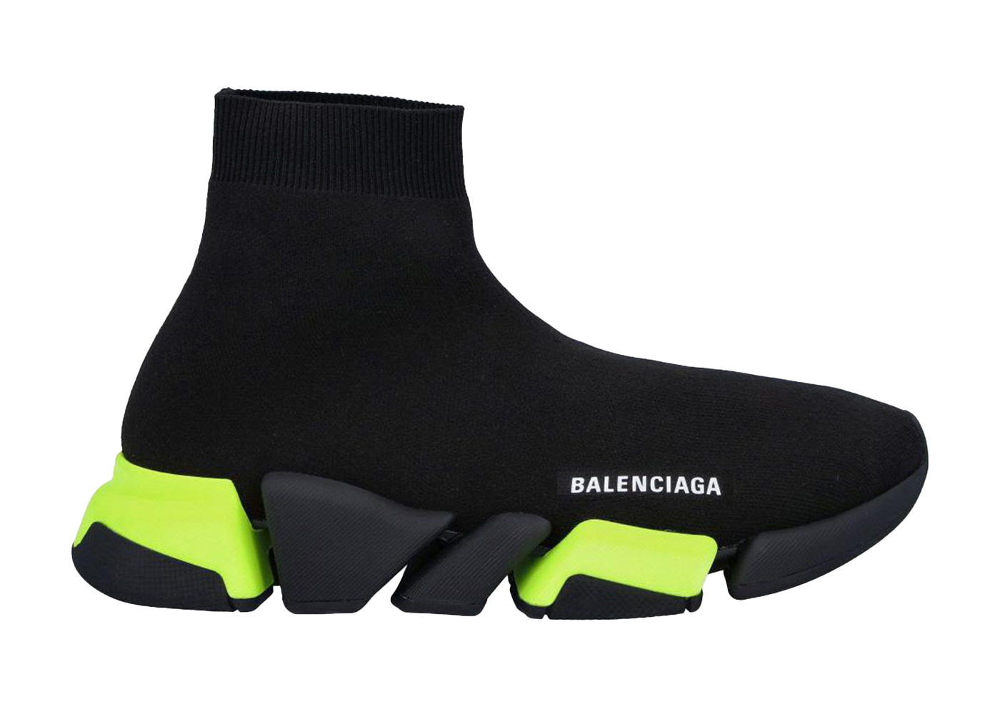 Balenciaga  Shoes  Balenciaga Speed Trainer Size 2 Mens Like New Black  Blue Air Bubble  Poshmark