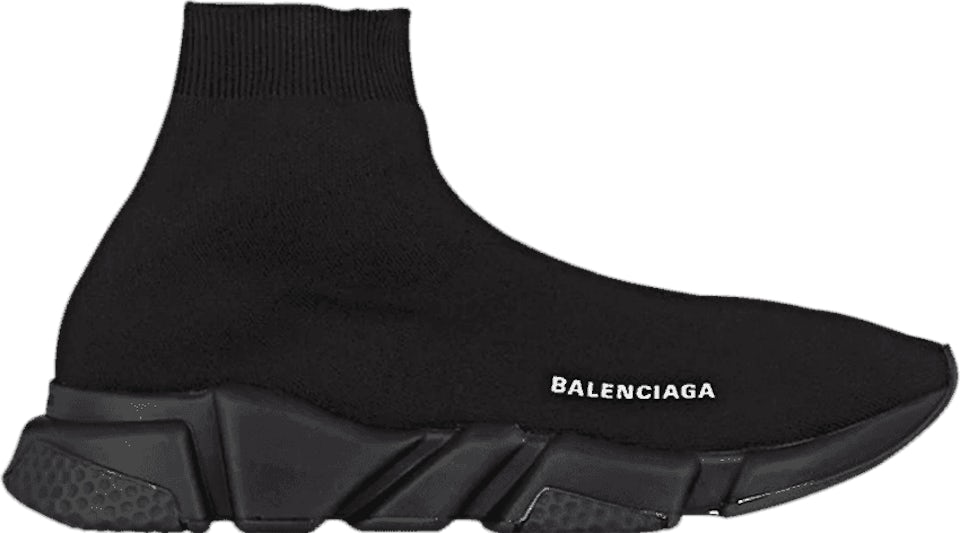 New Men's Balenciaga Red Knit Logo Speed Trainer Sneakers in  US10/EU43.