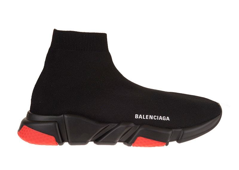 balenciaga black with red