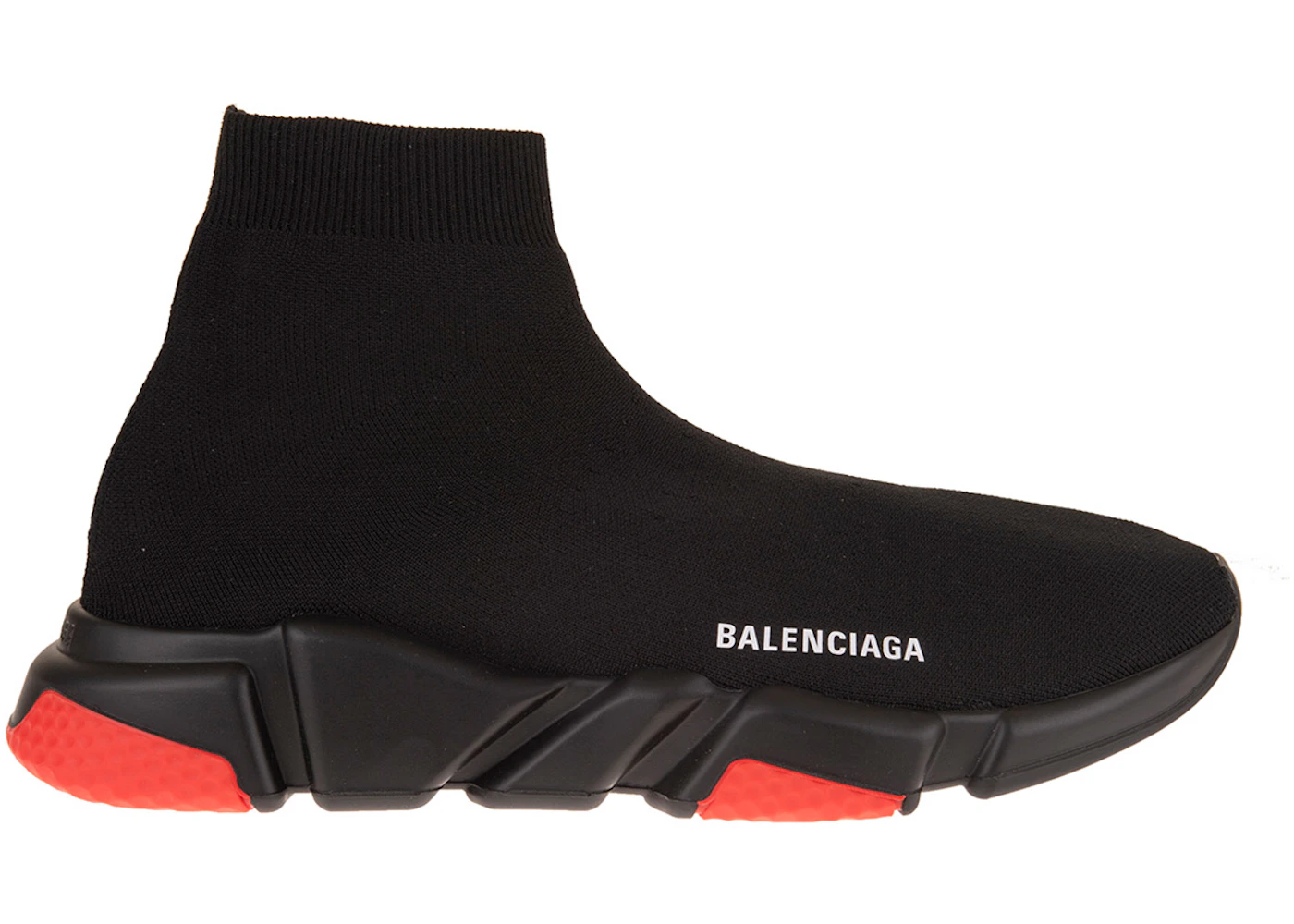 Balenciaga Speed Trainer Black Red 2021 Men's - 645056 W2DB4 1160 - US