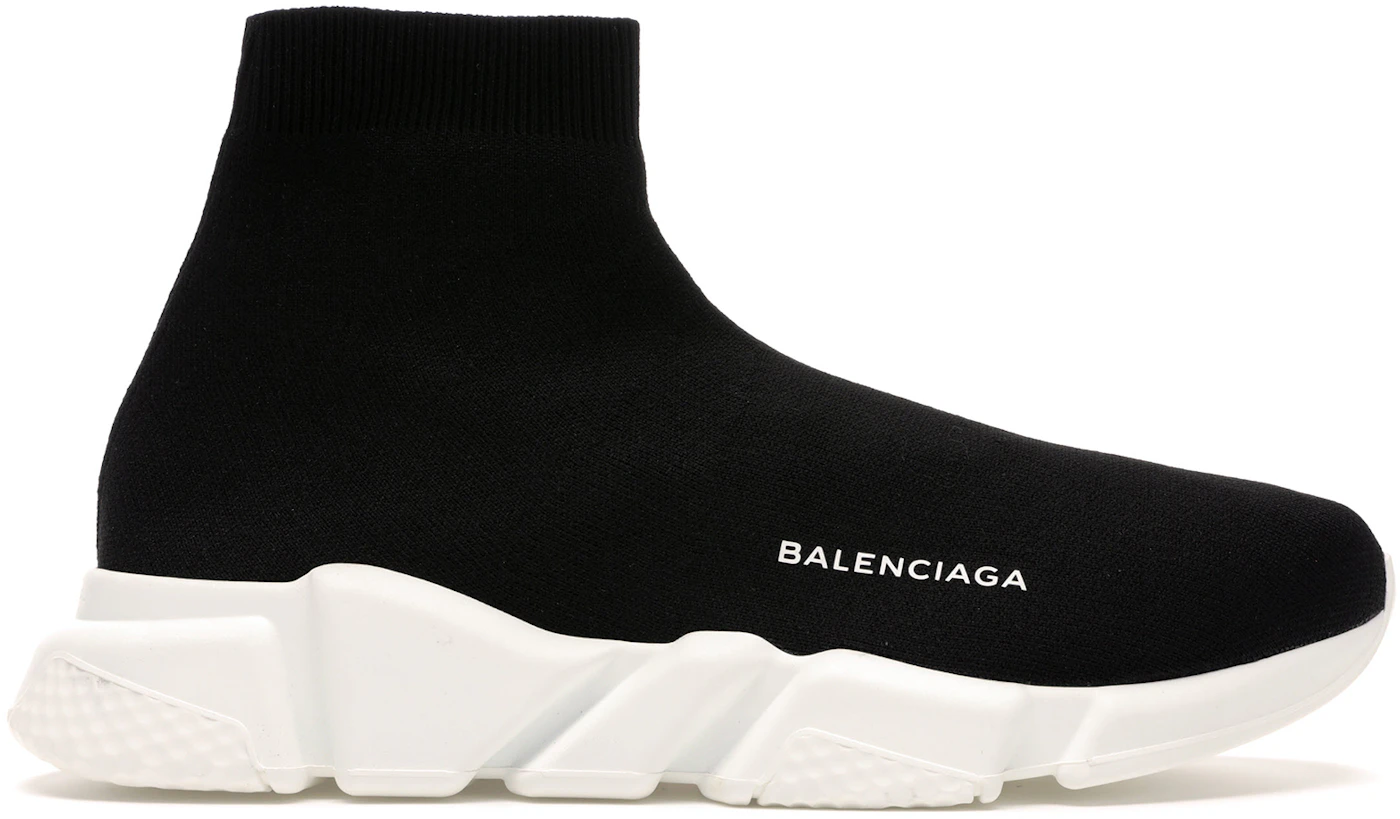 koelkast Huiskamer solidariteit Balenciaga Speed Trainer Black White (2016) - 458653-W05G0-1000 - US