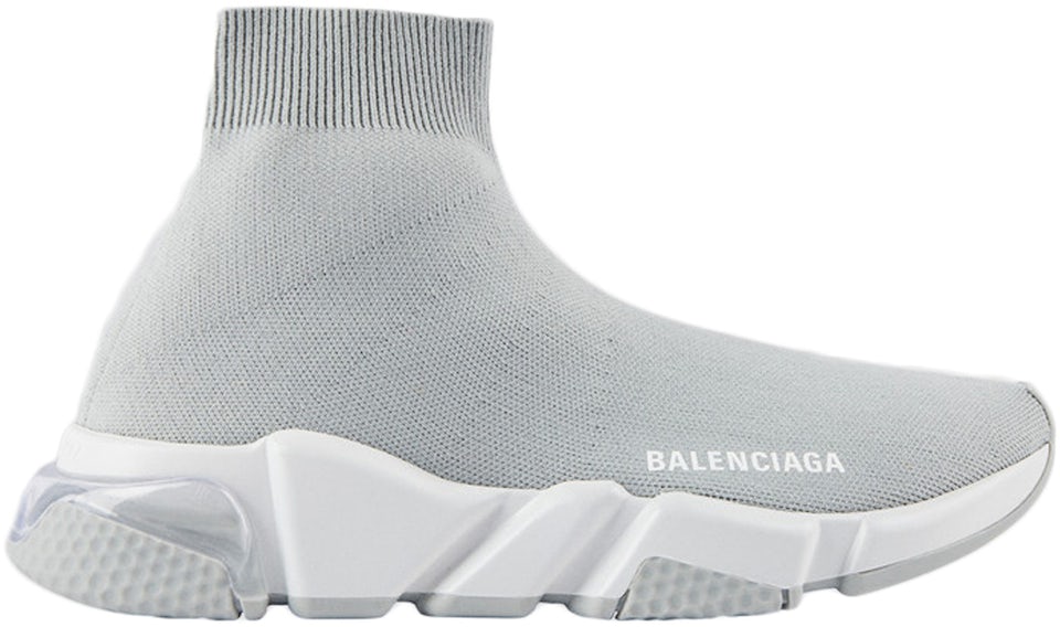 Balenciaga Speed Clear Sole Grey Men's 607544 W05GR 1705 -