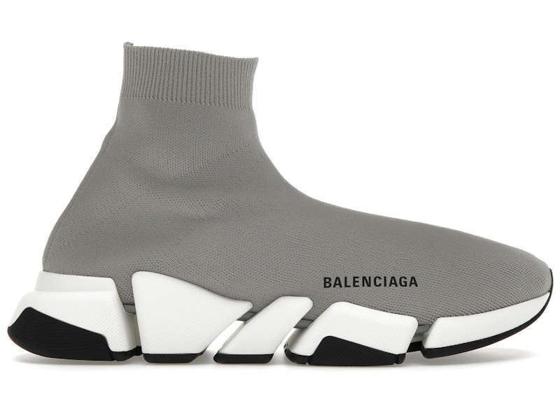 Balenciaga Speed Trainer Grey White Black Men's - 617239W2DB21591 - US