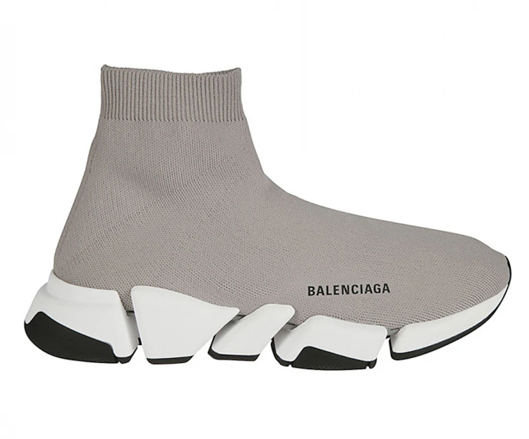 Balenciaga Speed Trainer Grey White Black - 617239W2DB21591 - US