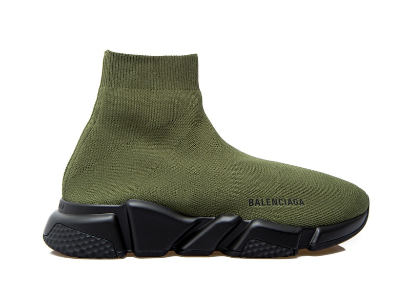 Khaki deals balenciaga trainers