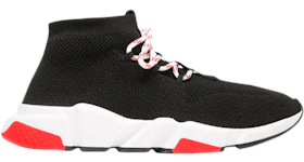 Balenciaga Speed Trainer Lace Up Black Red (2018)