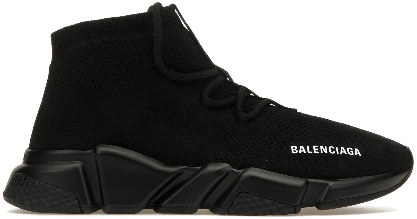 Balenciaga Speed Lace-Up Trainers Red/Black Release