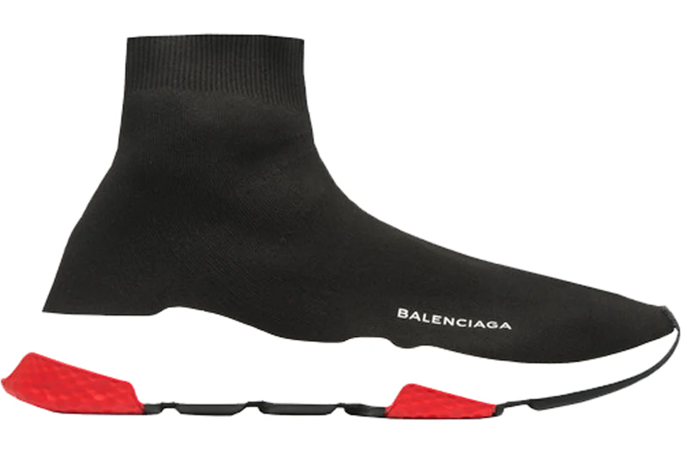 Balenciaga Speed Trainer Mid Black Red