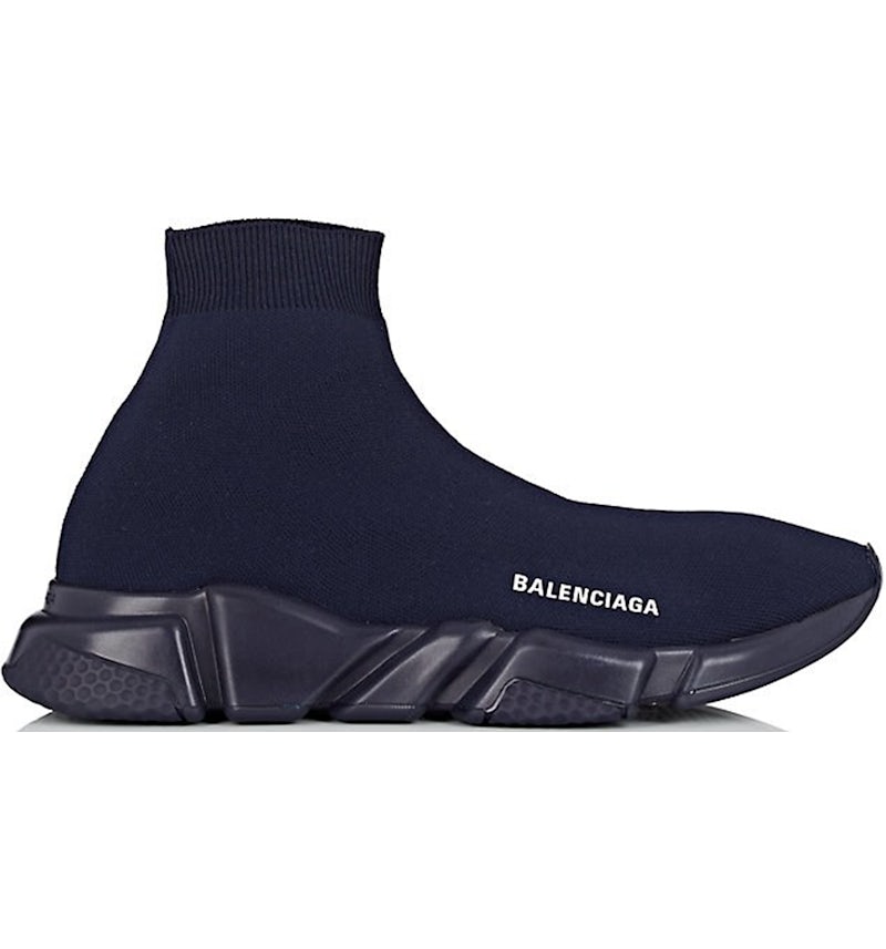 Balenciaga Speed Knit Womens Navy Balenciaga Speed Retailers LT