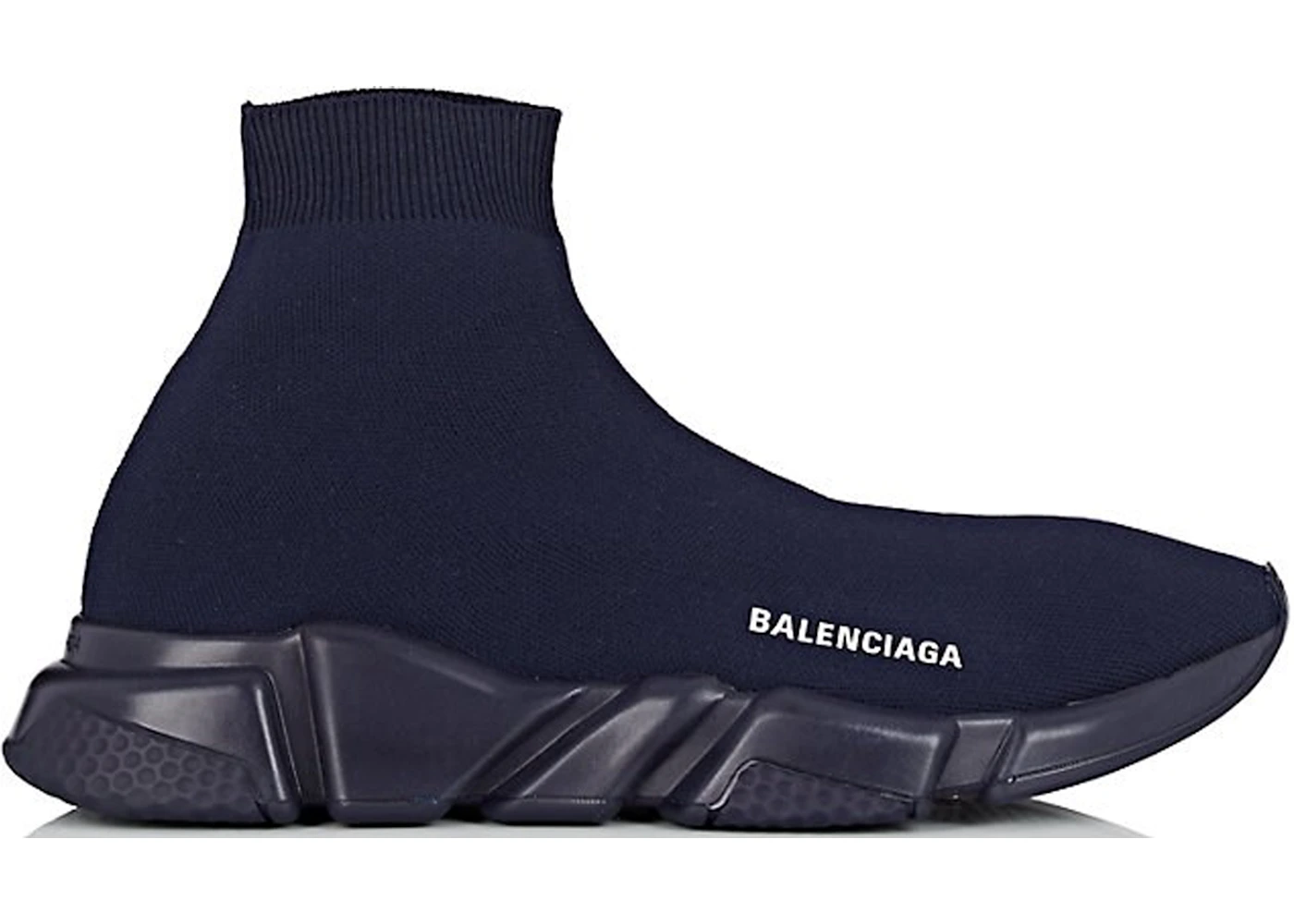 Balenciaga speed top trainer dark blue