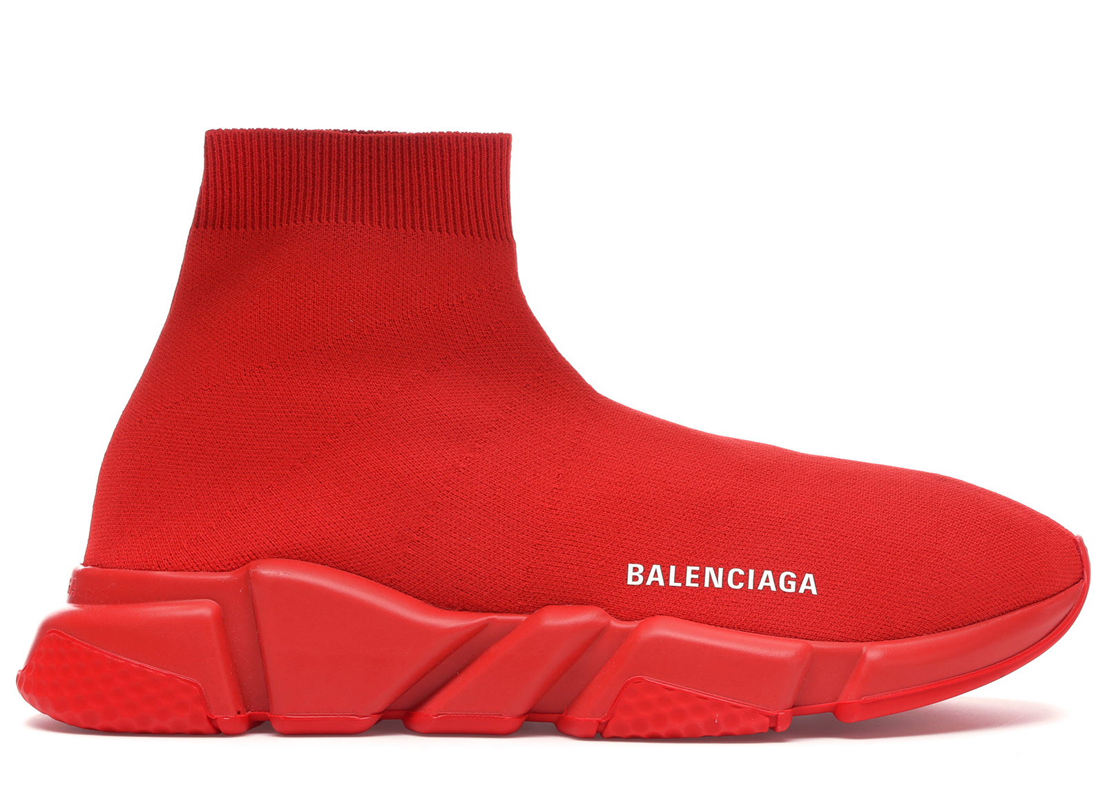 Balenciaga Red Speed It Clear Sock Sneaker Shoe Size 10 Mens Shoes   Dechoes Resale