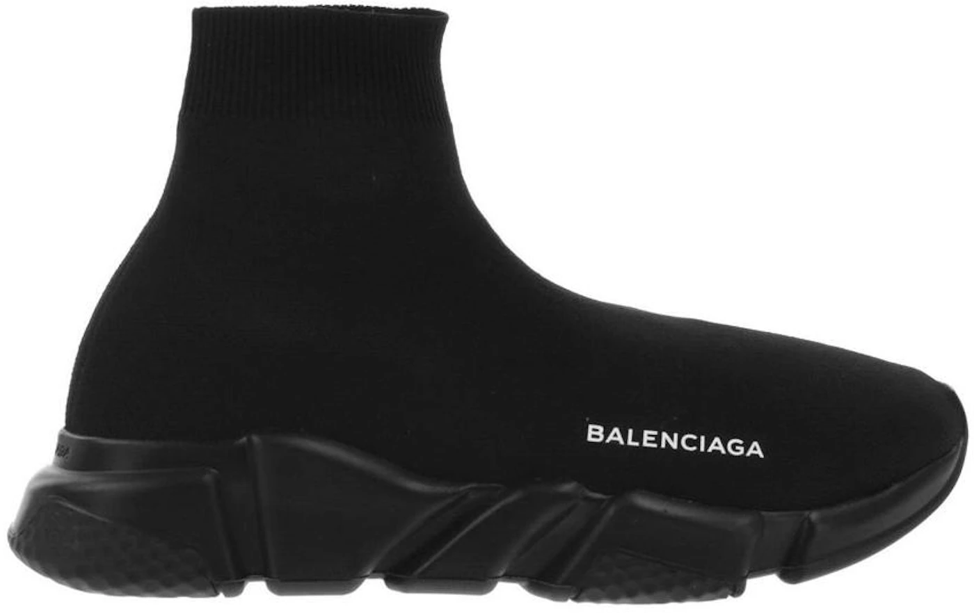 Balenciaga Speed Trainer Triple Black Men's - 485625W05G01000 - US