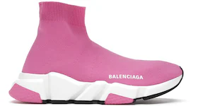 Balenciaga Speed Trainers Mid Pink White (Women's)