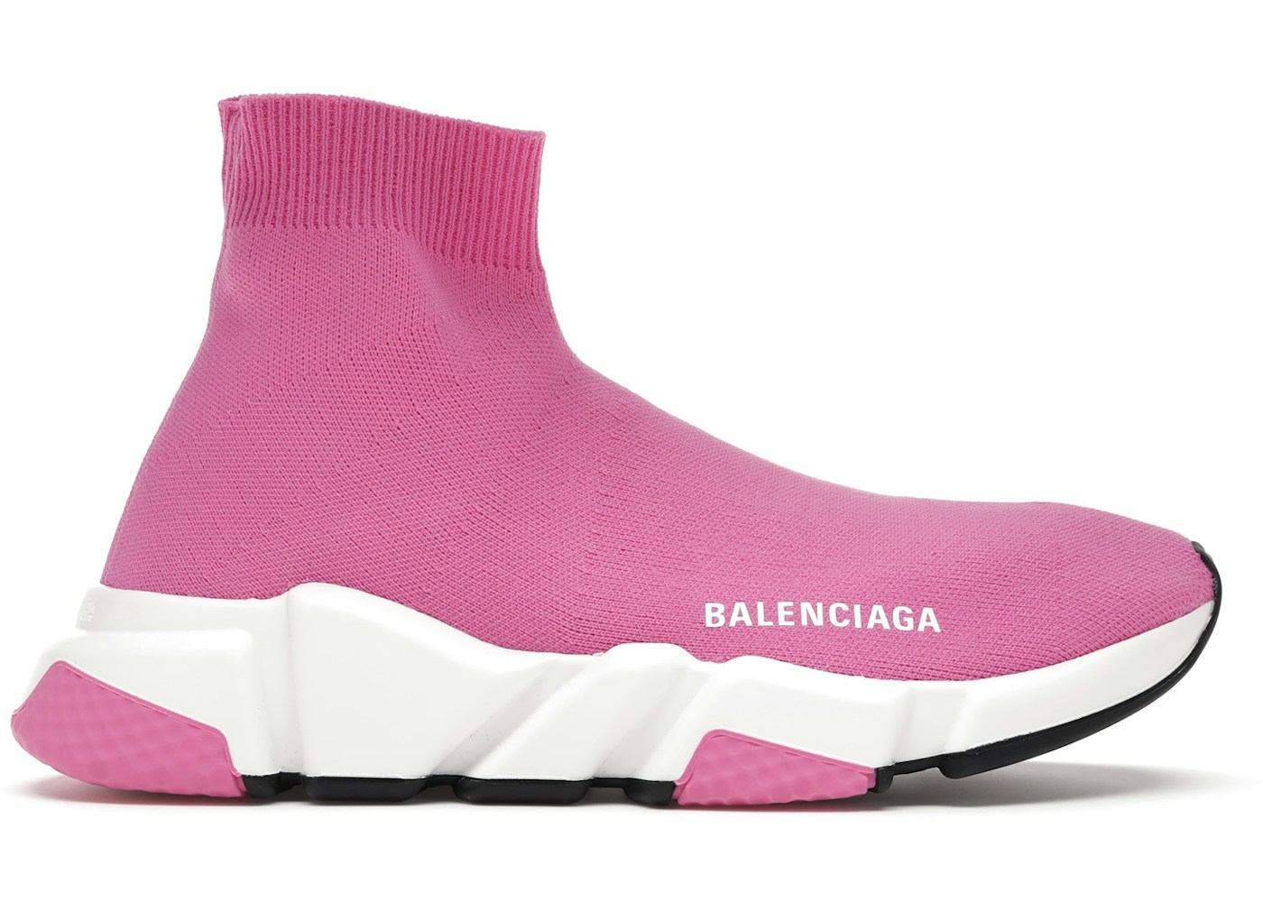 Balenciaga Speed Trainers Mid Pink White (W) - 587280 W1721 5000