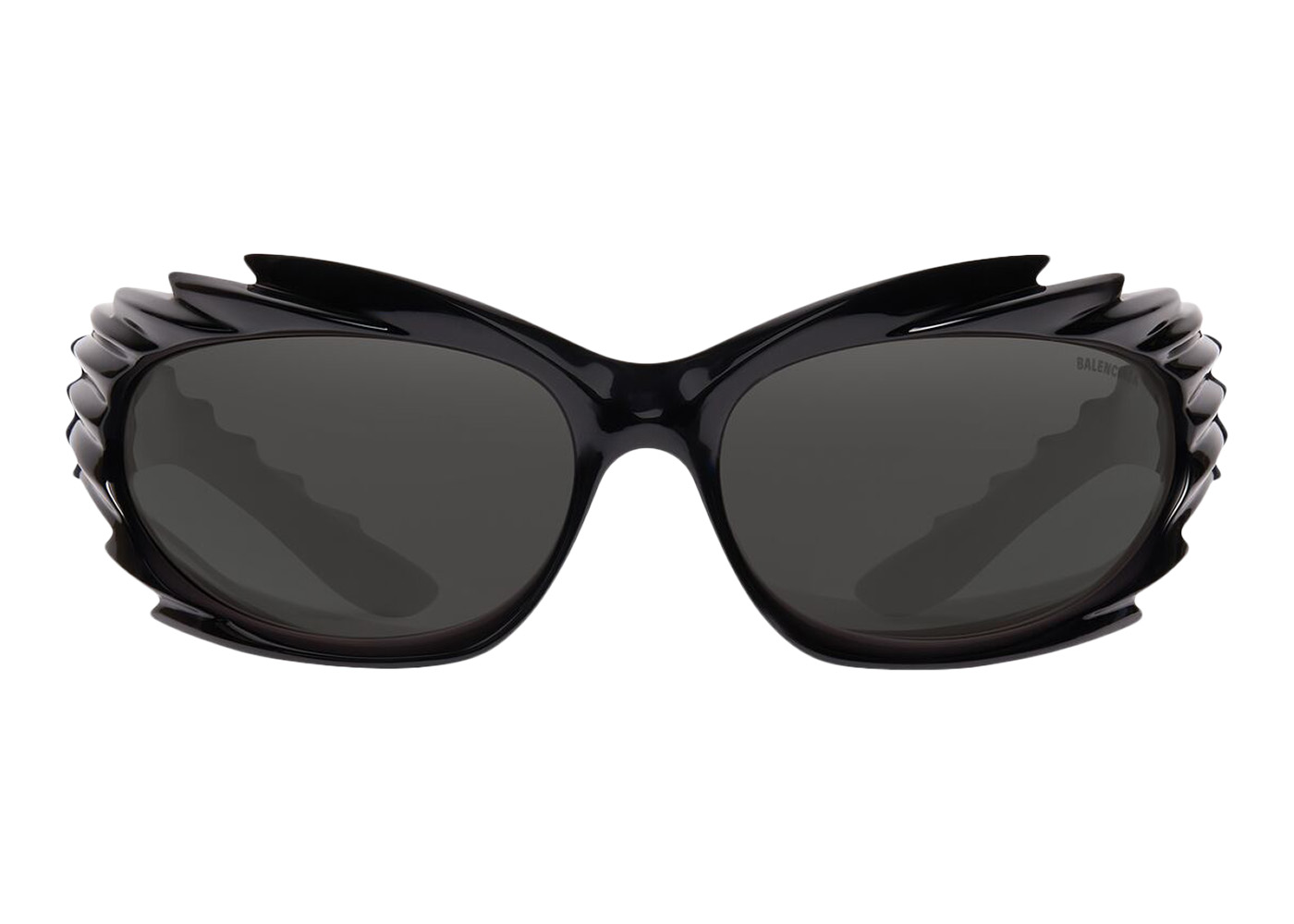Balenciaga Spike Rectangle Sunglasses Black