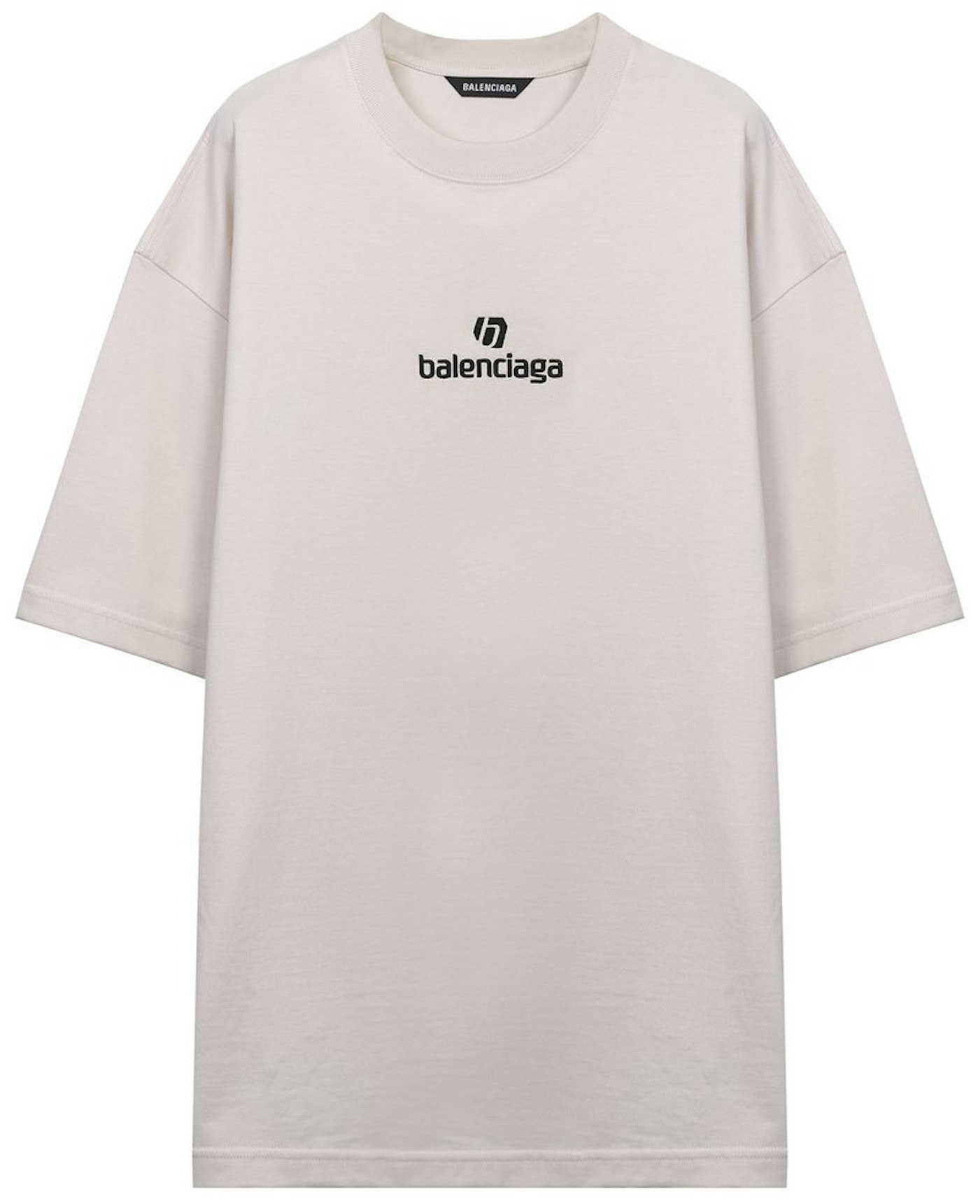 Retentie verrader Vijfde Balenciaga Sponsor Logo T-shirt Ivory - SS21 Men's - US