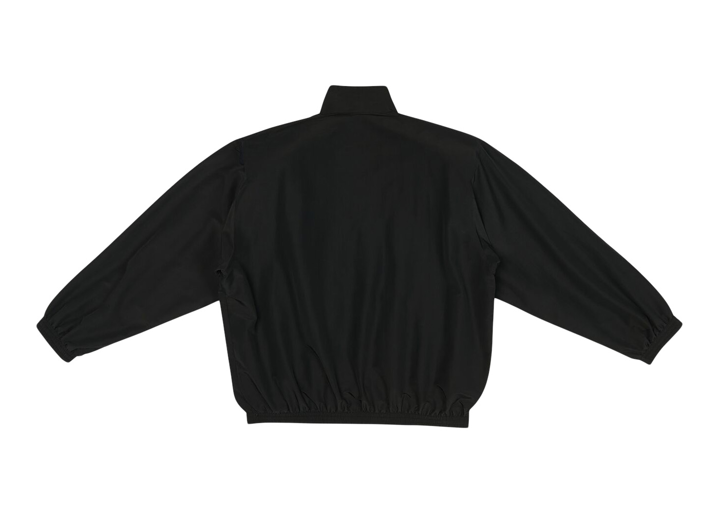 Balenciaga Sporty B Oversized Tracksuit Nylon Jacket Black/Black 