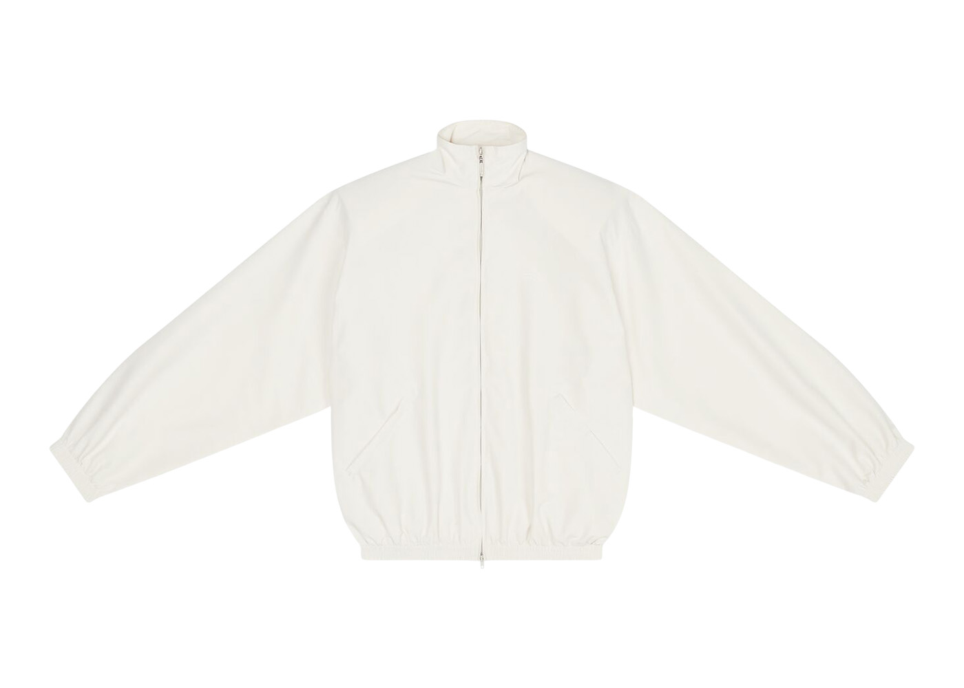 Balenciaga Sporty B Oversized Tracksuit Nylon Jacket White