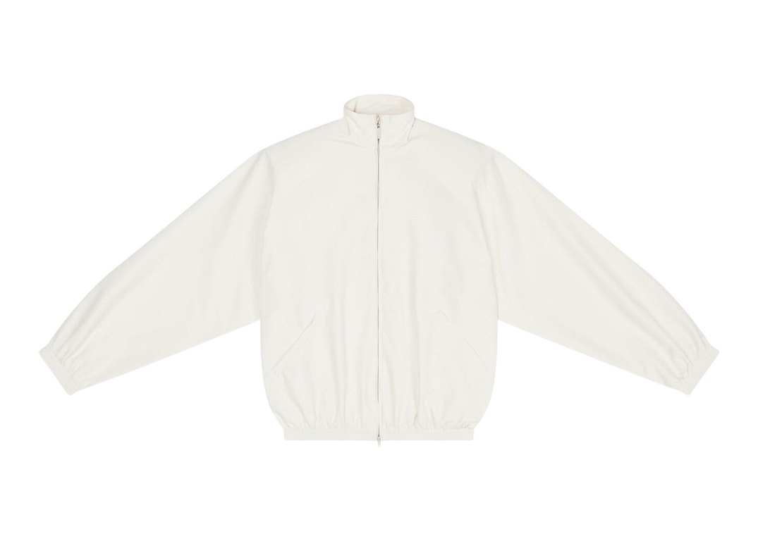 Pre-owned Balenciaga Sporty B Oversized Tracksuit Nylon Jacket White