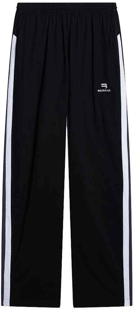 Balenciaga Sporty Tracksuit Pants Black/Grey/White - SS22 - JP