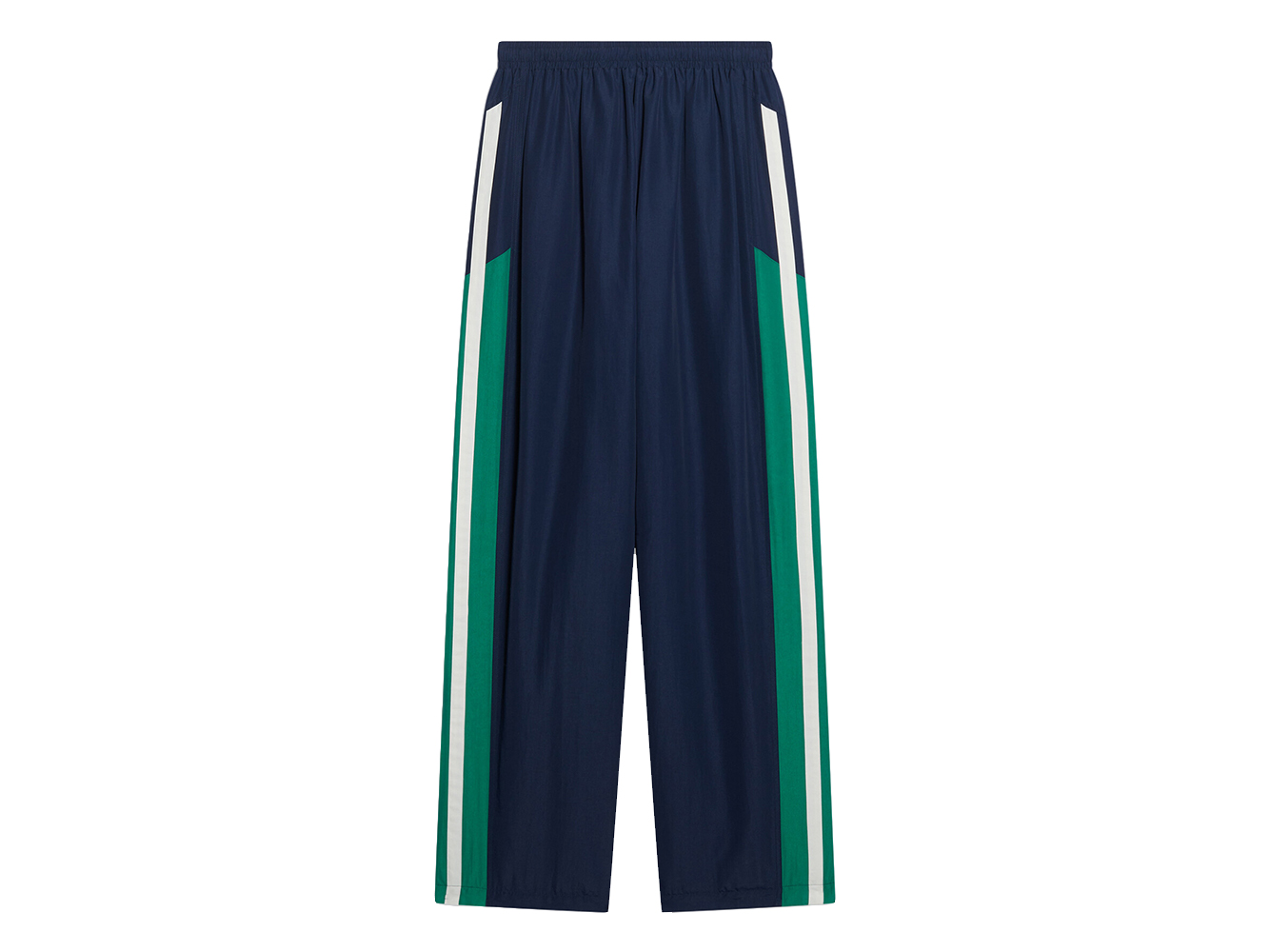Balenciaga Sporty B Tracksuit Pants Dark Blue/Green/White Men's 
