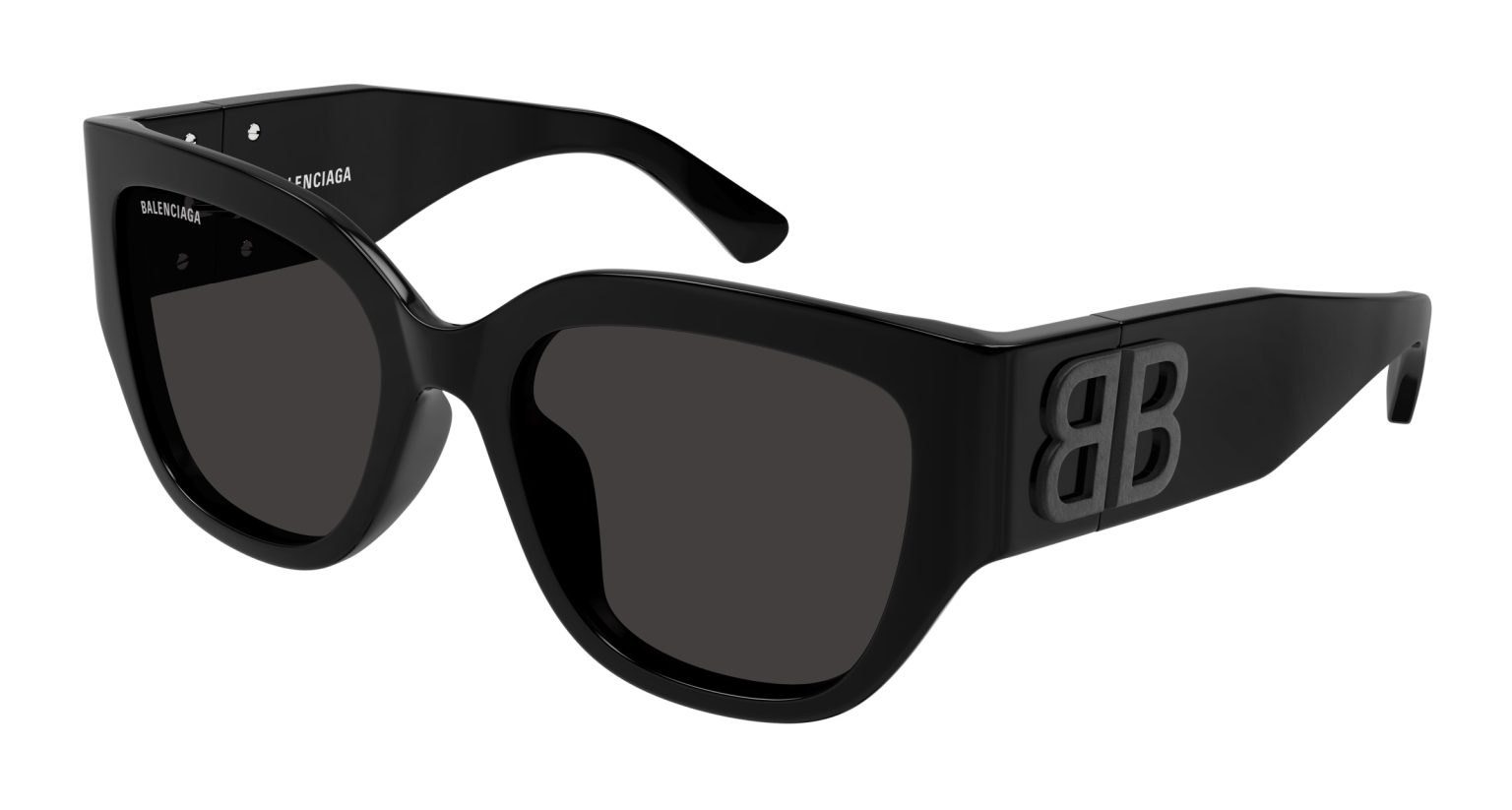 Balenciaga Hourglass Rectangle Sunglasses Black (751432T00071000)