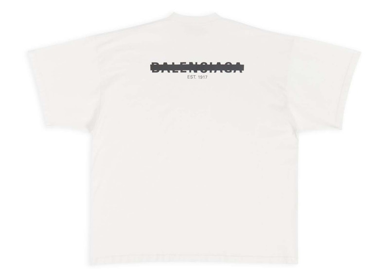 Balenciaga white oversized sales shirt