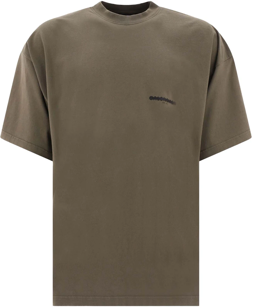 Balenciaga Men's Strike 1917-print Oversized T-Shirt