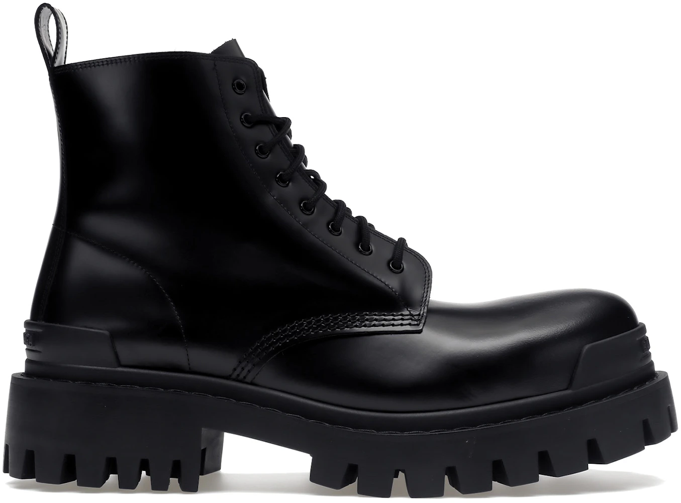 Balenciaga Strike 20mm Lace Up Boot Black Men's - 589338WA9601000 - US