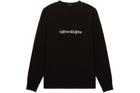 Balenciaga Symbolic Crewneck Black