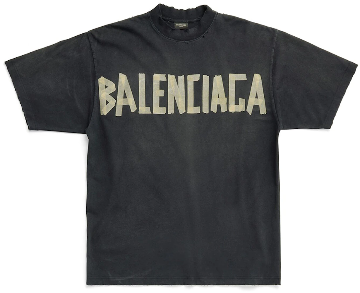 Balenciaga Fashion Institute Medium Fit T-shirt Washed Black Men's - FW22 -  GB