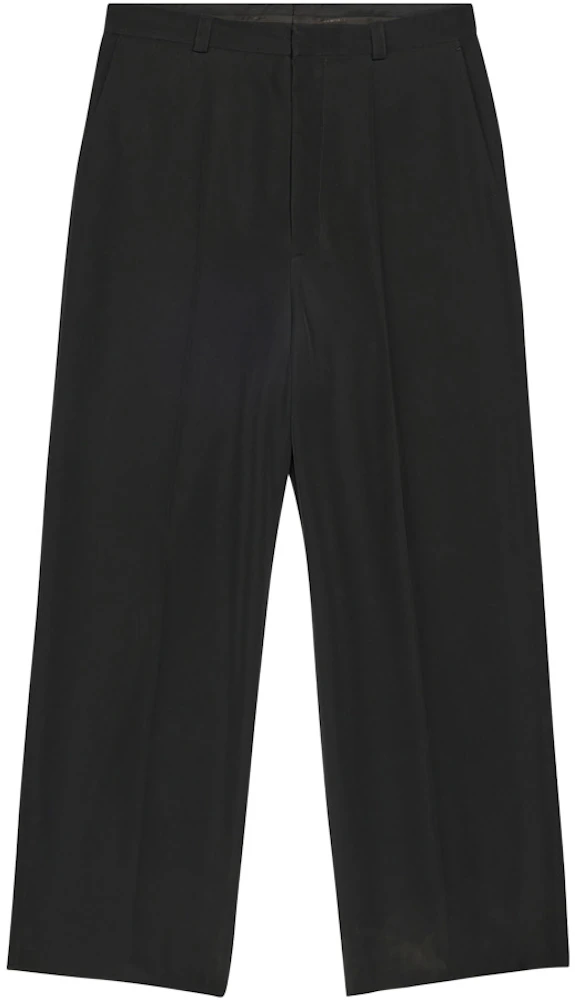 Balenciaga Technical Tailoring Twill Loose Pants Black Men's - FW22 - US
