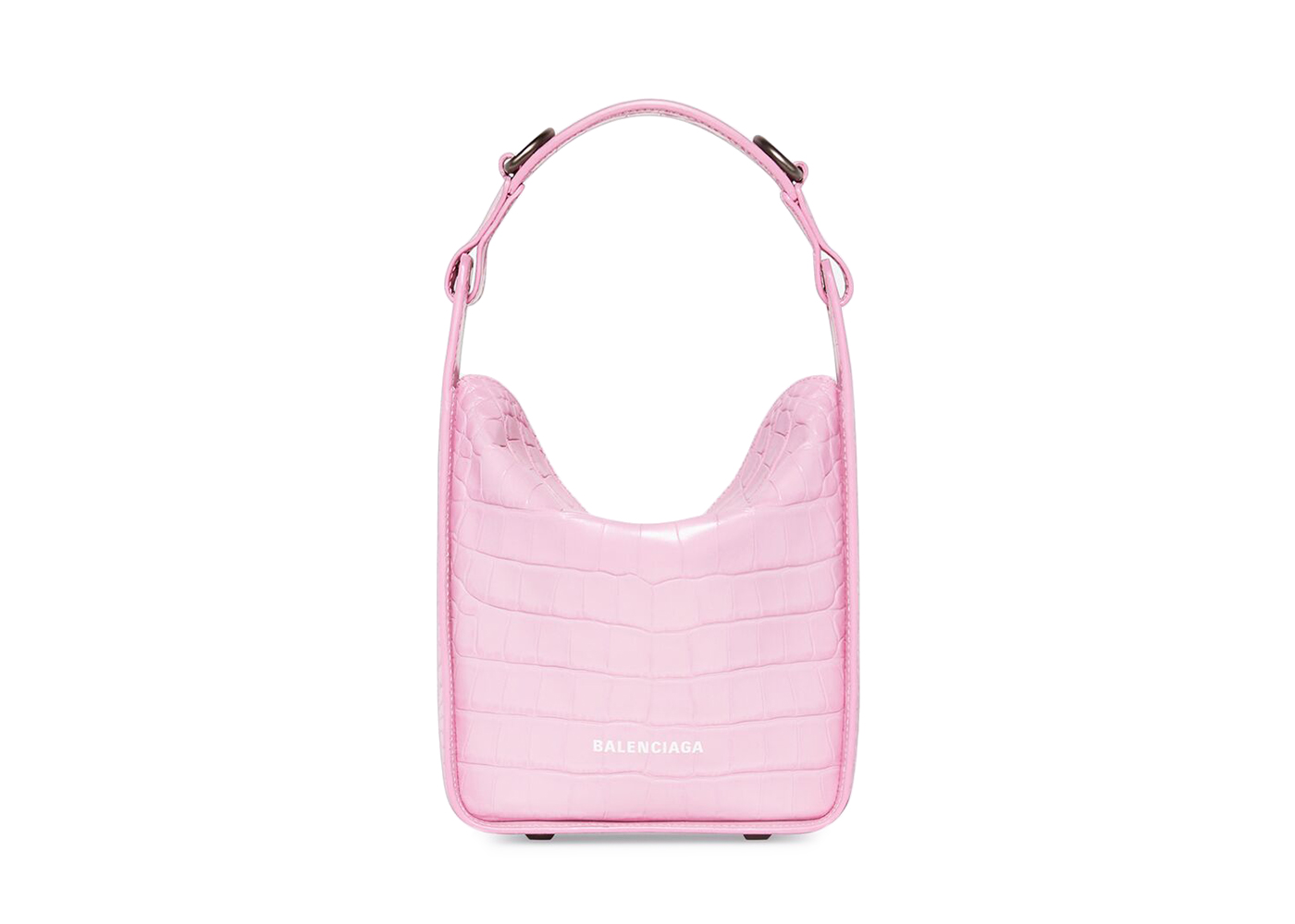 Balenciaga Tool 2.0 North-South Tote Bag XS Light Pink in Embossed