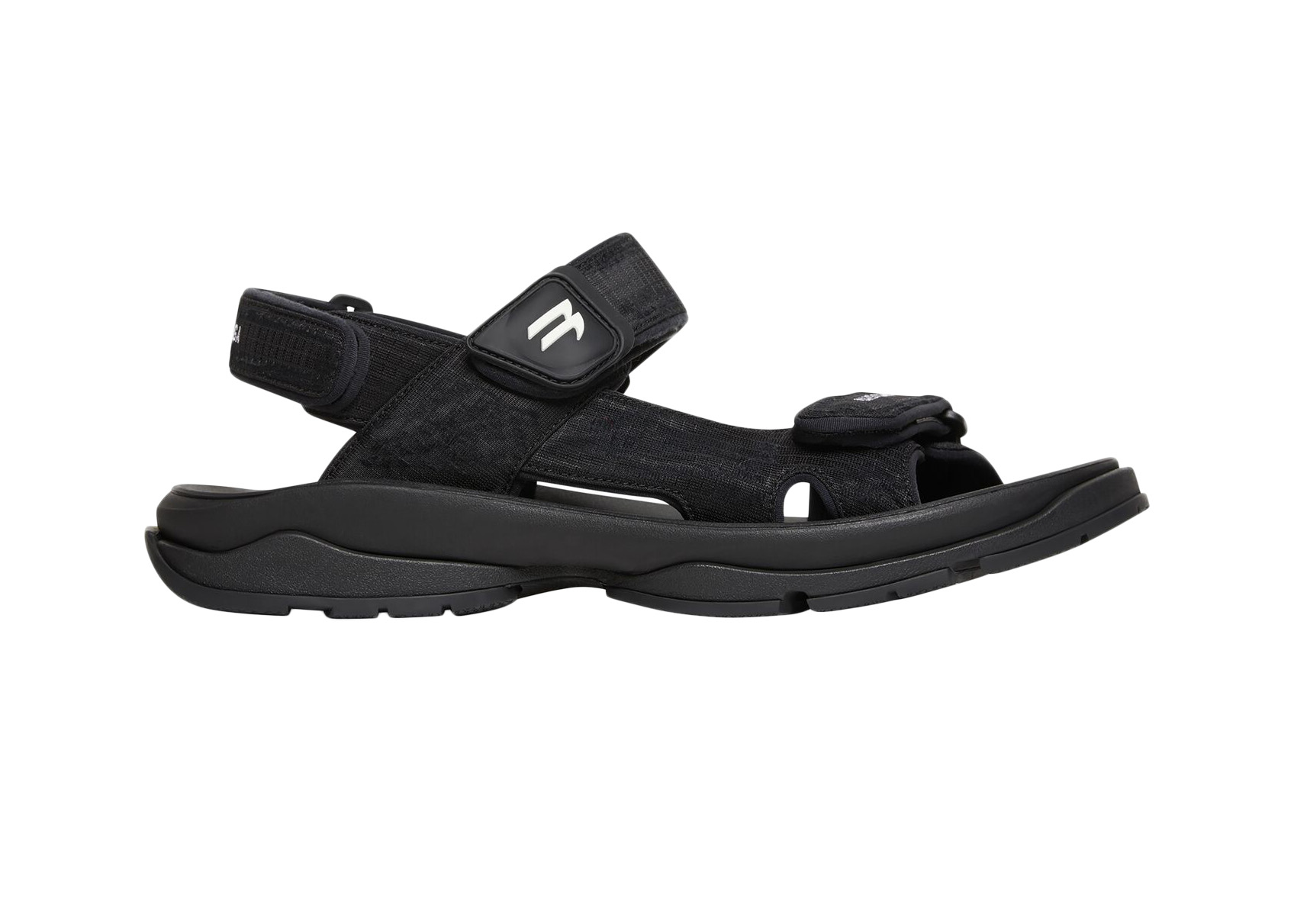Balenciaga Neoprene Track Black Sandal 36  STYLISHTOP