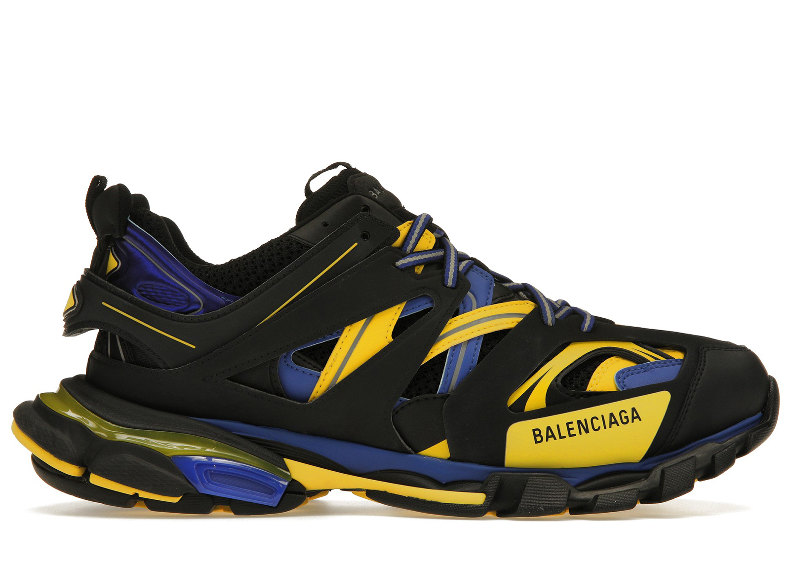 BALENCIAGA Track 2 Black Yellow Green Sneakers  eBay